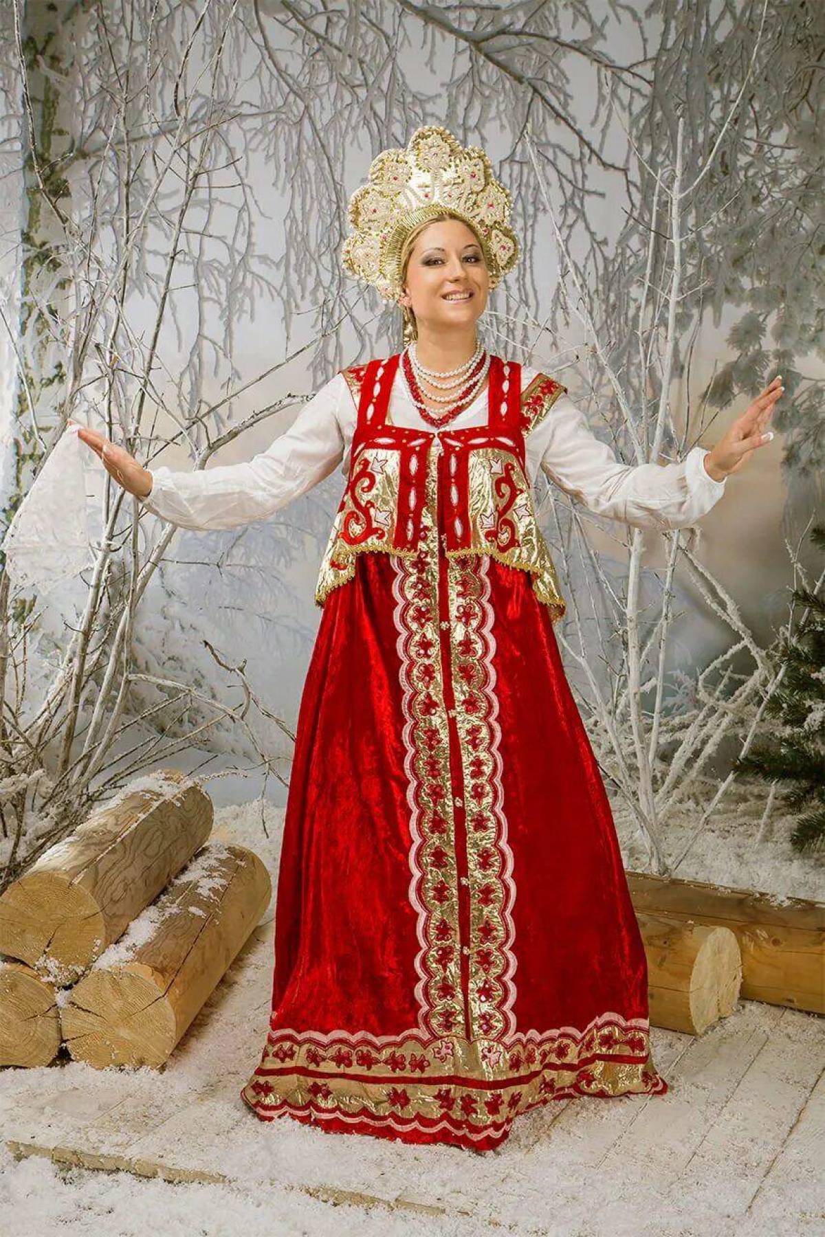 Girls in Slavic costumes in Urumqi